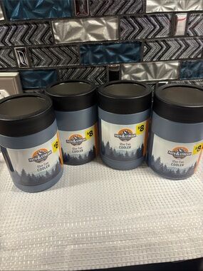 Gray 12oz Can Cooler – Pack of 4